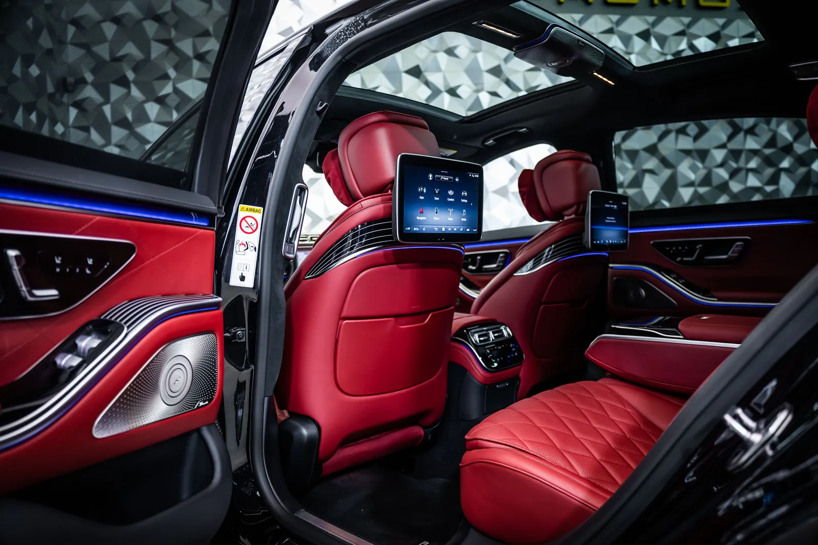 Mercedes-Benz S580 L 4M AMG*Night*Pano*Burm – снимка 14