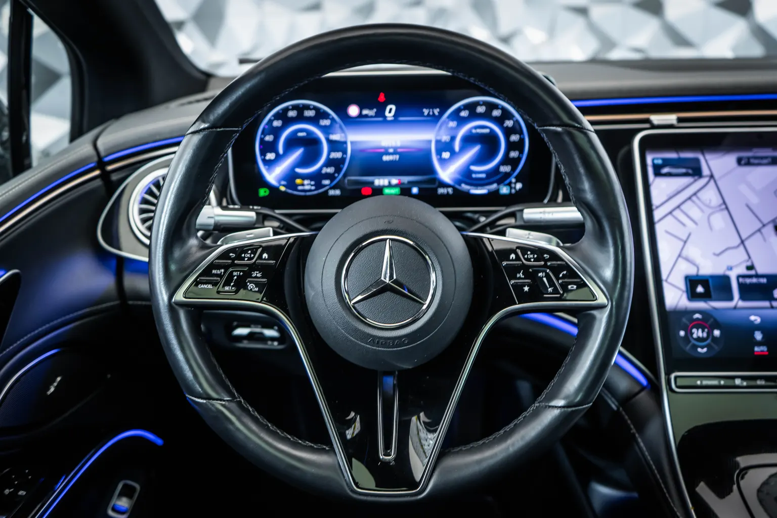 Mercedes-Benz EQS 450 + Night*ElectricArt*Distronic*Pano – снимка 11