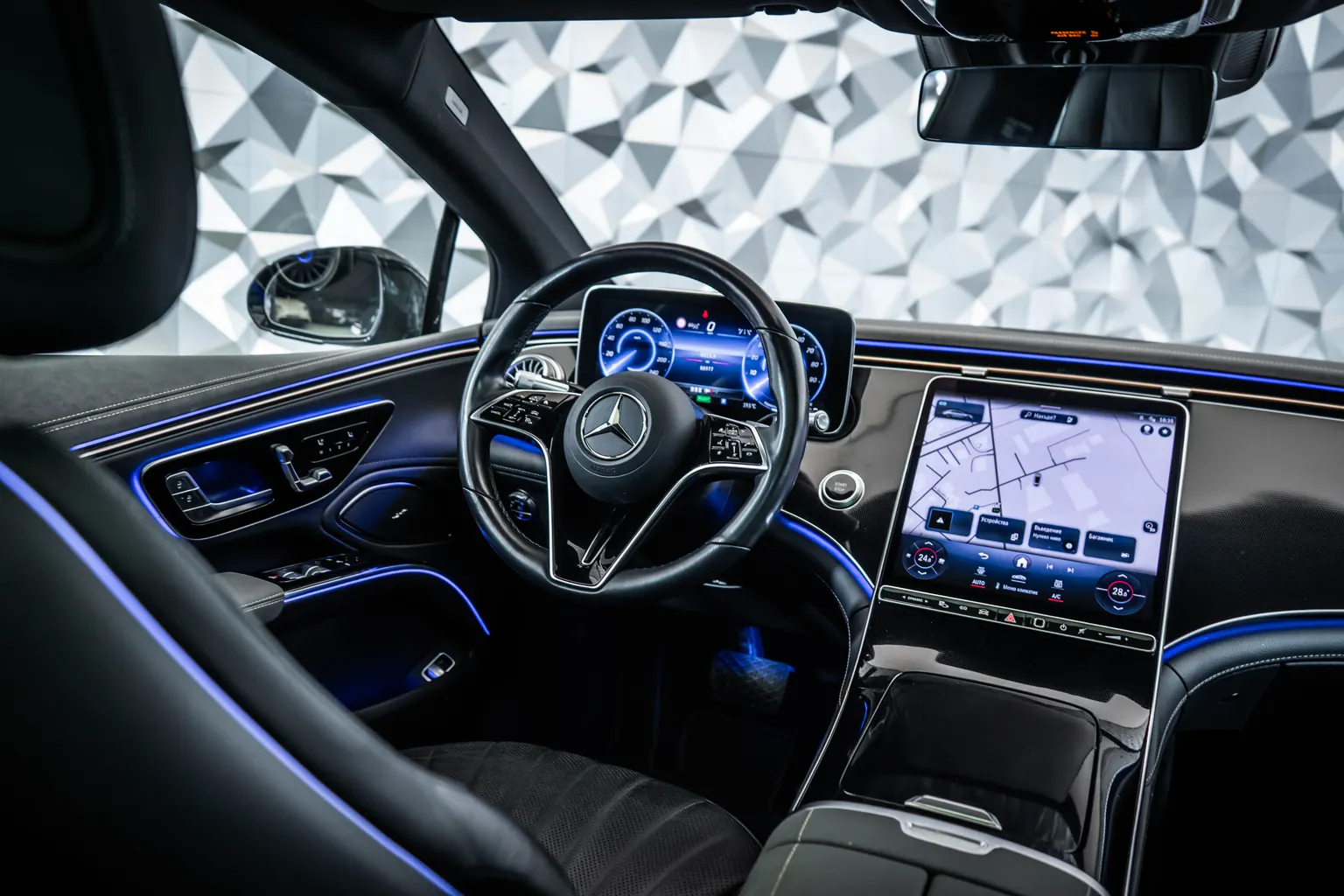 Mercedes-Benz EQS 450 + Night*ElectricArt*Distronic*Pano – снимка 10